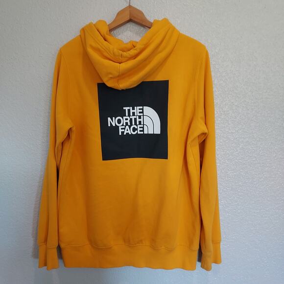 The North Face Yellow Pullover Hoodie Size Large - Picture 5 of 11